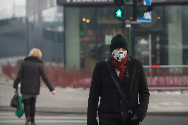 Styczeń 2018, Kraków - od tamtej pory dzięki skutecznej polityce antysmogowej Kraków przestał być jednym z najbardziej zanieczyszczonych miast w Polsce