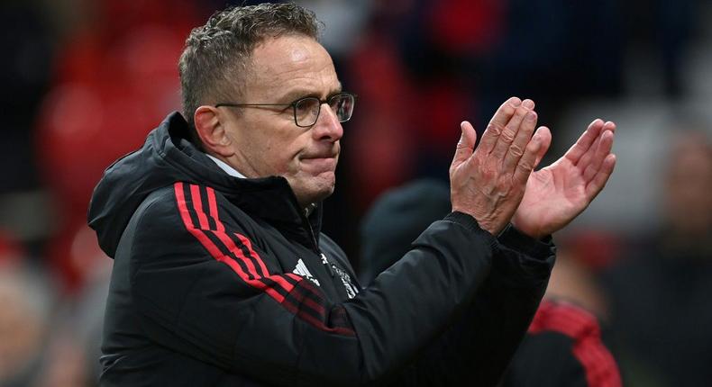 Manchester United interim manager Ralf Rangnick Creator: Paul ELLIS