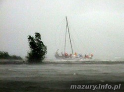 Mazury szykują się na huragan