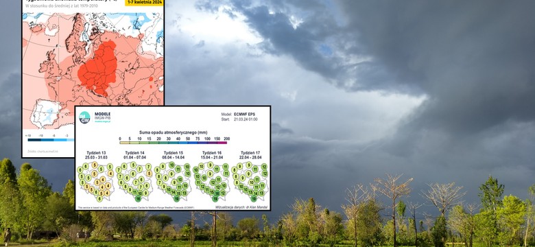 Znamy prognozy pogody na kwiecień. Rozkwit wiosny może zahamować