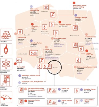 Miliardy na energetykę: Oto mapa najbliższych inwestycji energetycznych w Polsce