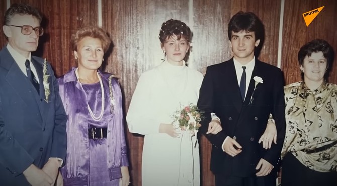 Srđan i Dijana Đoković sa roditeljima
