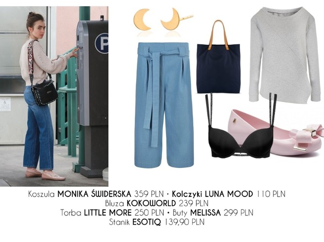 STYLIZACJE inspirowane Lily Collins