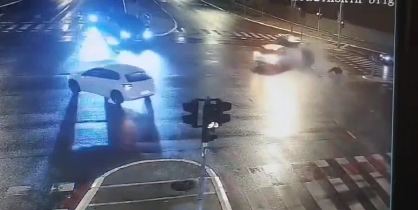 Trenutak udesa kod West 65