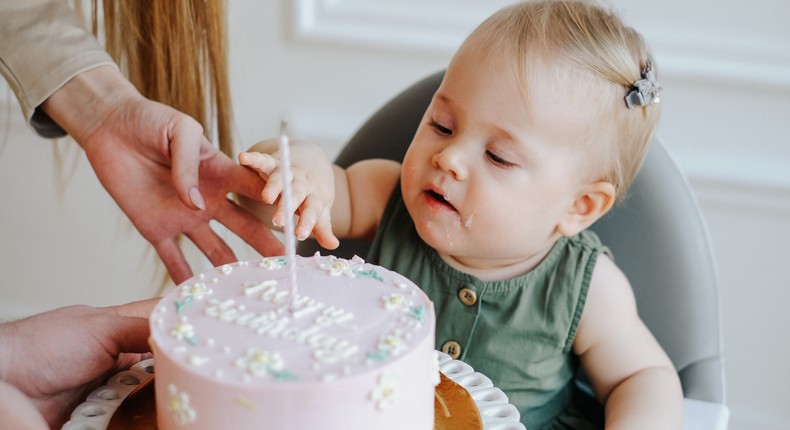 The author doesn't throw birthday parties after her kids turn 1.Elena Lavrinovich/Getty Images