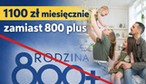 1100 zł miesięcznie zamiast 800 plus, do 25 roku życia dziecka i niezależnie od dochodu – wyższe świadczenie na każde dziecko. Dla kogo?