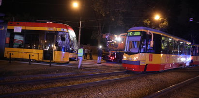 Dwa tramwaje zderzyły się w Warszawie