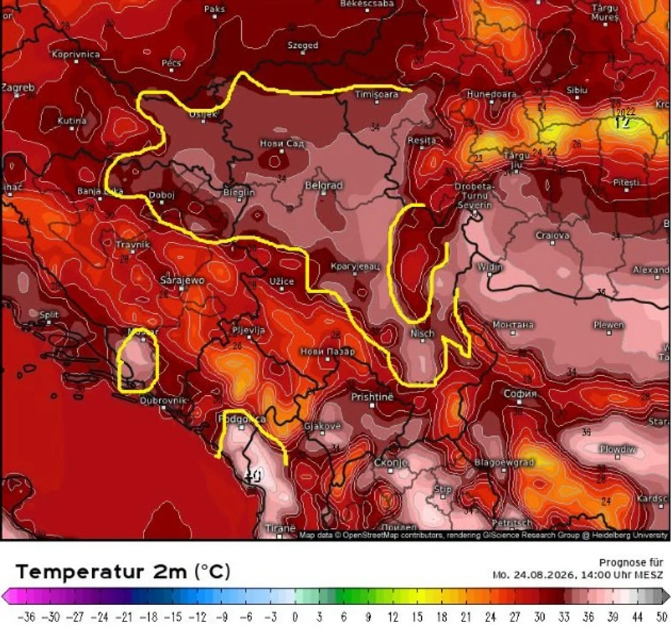 Početak sledeće nedelje obeležice ponovo toplije vreme