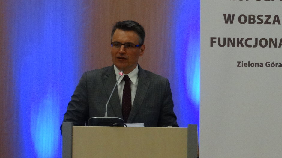 Janusz Kubicki na konferencji Współpraca w obszarach funkcjonalnych