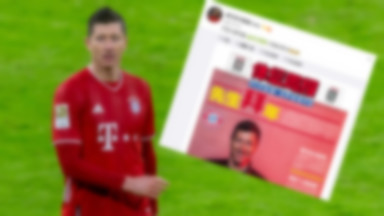 Robert Lewandowski na okładce chińskiej gazety. W takim stroju go nie widzieliście