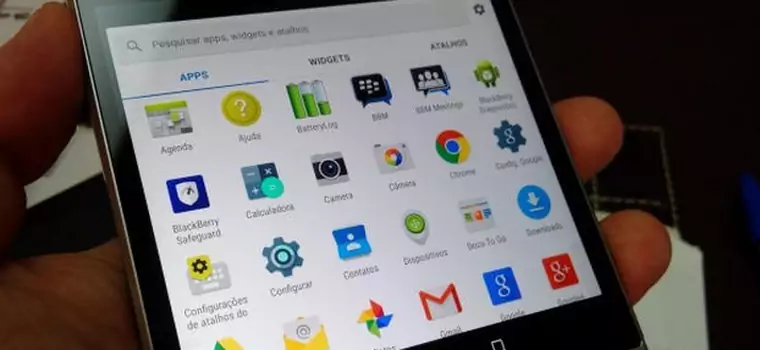 BlackBerry Passport z Androidem na kolejnych zdjęciach