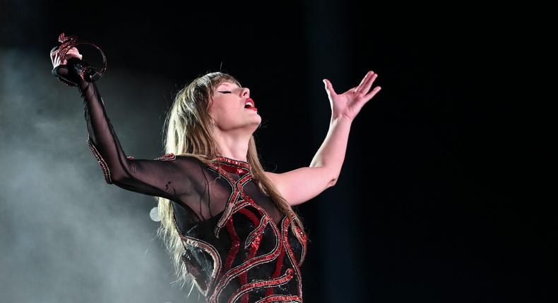 Taylor Swift's song ...Ready For It? is featured in an ad for the 2024 Paris Olympics. Pedro Gomes/TAS24/Getty Images