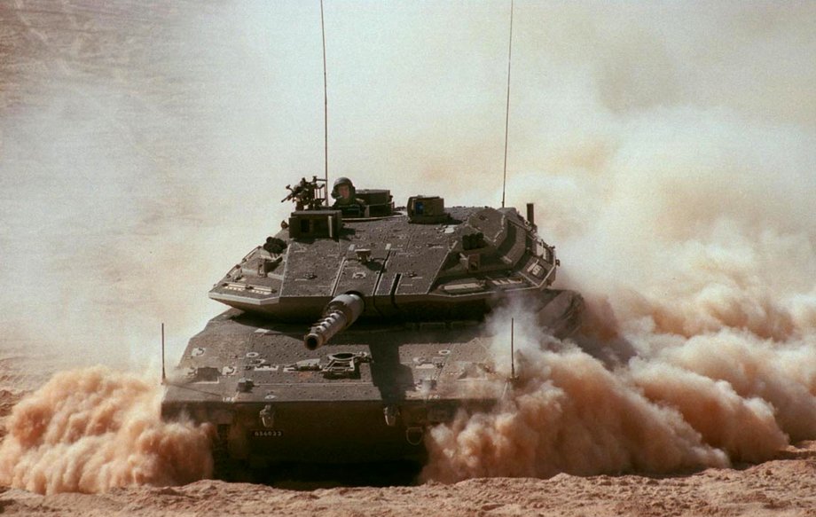 Izraelski czołg Merkava Mark IV.