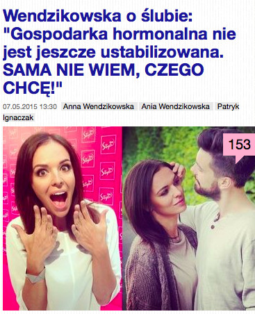 Dywagacje Anny Wendzikowskiej, fot. screen z pudelek.pl