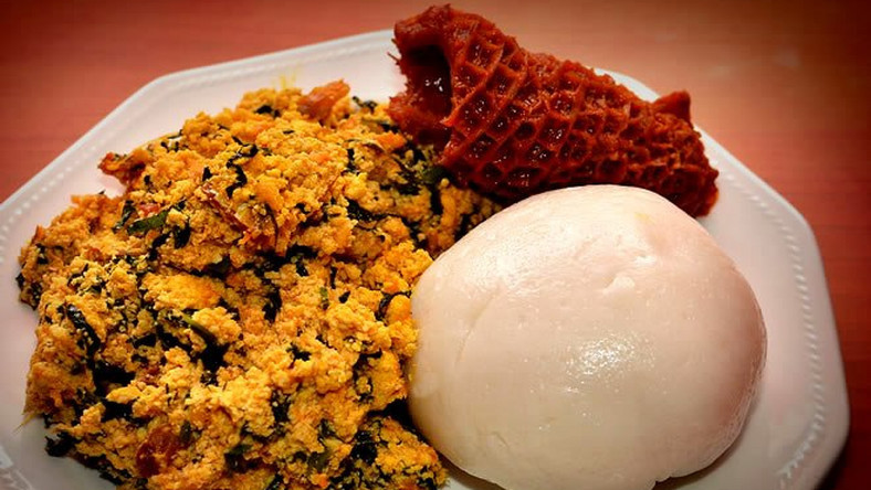 Ekiti & Iyan (Pounded yam) and Egusi. [ogbeniopa]