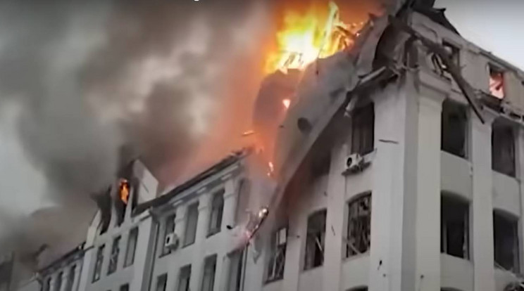 Borzasztó pusztítást végeztek az orosz katonák Ukrajna városaiban /Fotó: YouTube