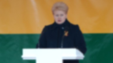 Litwa: w święto niepodległości Grybauskaite apeluje o jedność