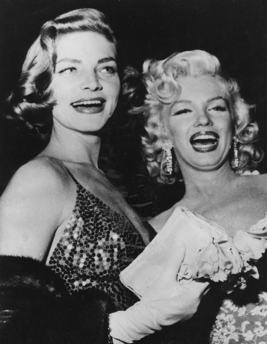 Bekol je igrala sa Merilin Monro (desno) u “Kako se udati za milionera” iz 1953.