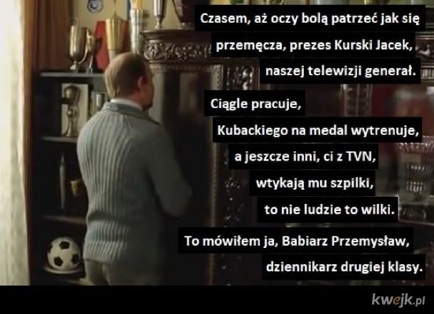 Przemysław Babiarz bohaterem memów po słowach o sukcesie skoczków