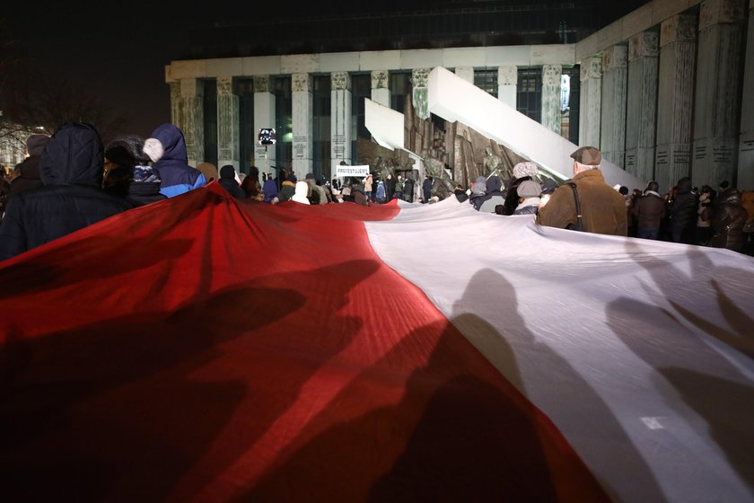 Demonstracja przed Sądem Najwyższym