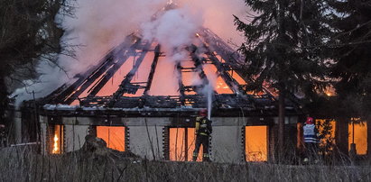 Spłonął Kamienny Kasztel w Parku Śląskim