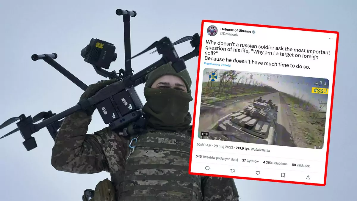 Ukraińcy bardzo chętnie korzystają z dronów kamikadze