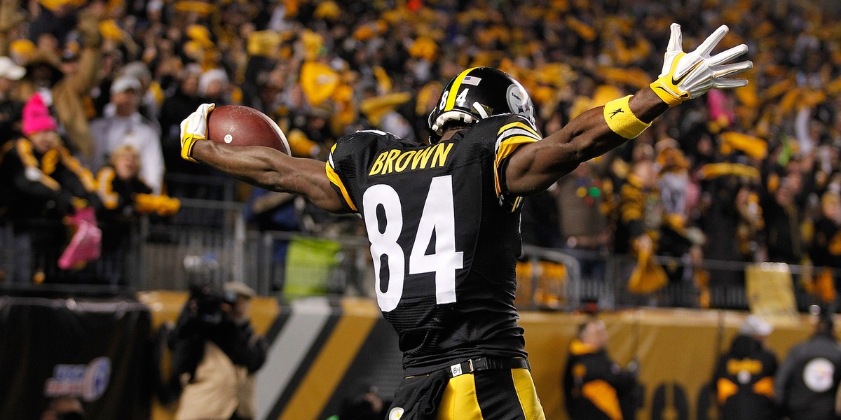 Steelers wide receiver Antonio Brown.