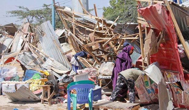 Somalija, Napad, eksplozija