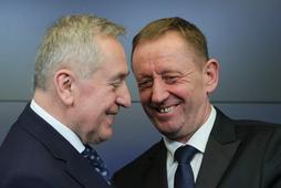 Były i obecny minister rolnictwa w rządzie PiS: Henryk Kowalczyk i Robert Telus.