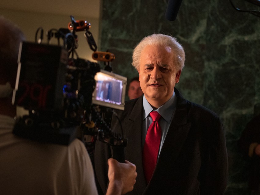 Boris Isaković u ulozi Slobodana Miloševića