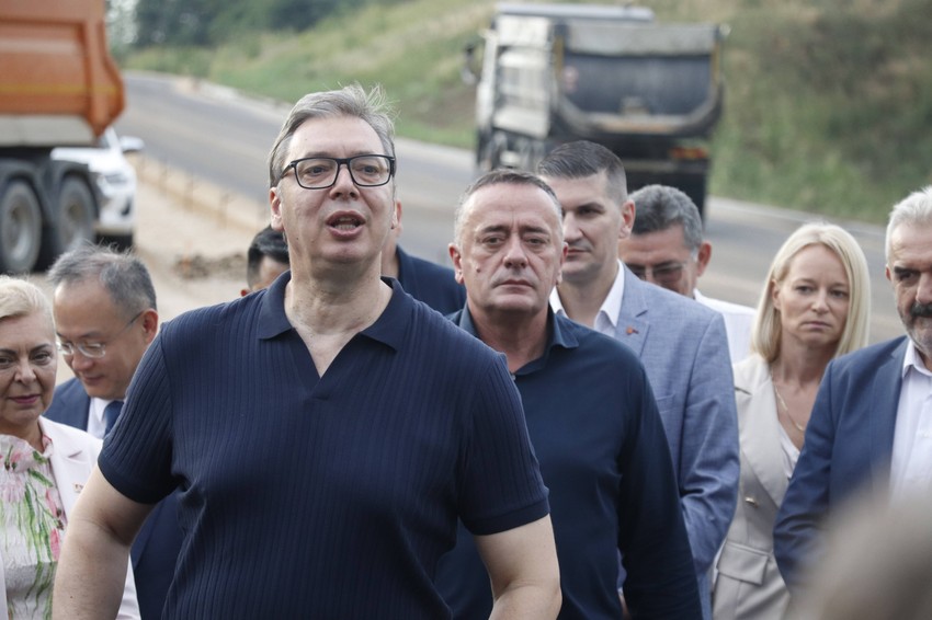 Golubac Aleksandar Vučić radovi na izgradnji Dunavskog koridora