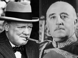Churchill przekupił hiszpańskich faszystów