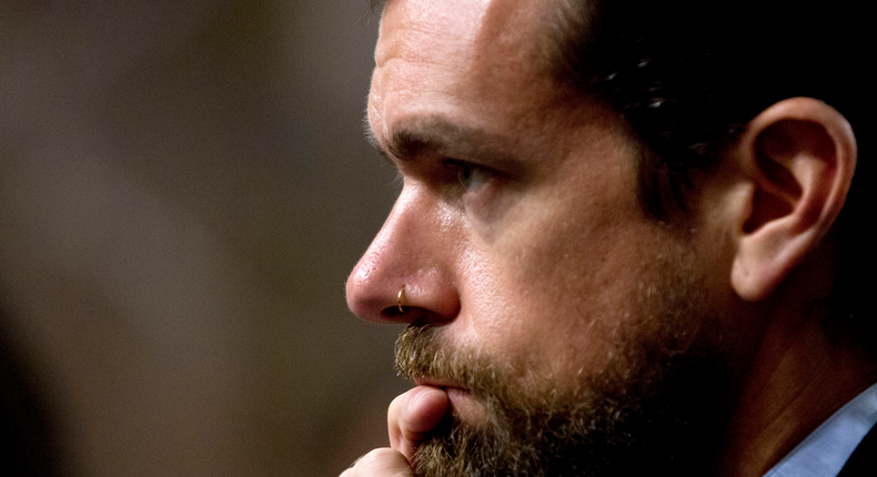 Twitter CEO Jack Dorsey.