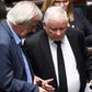 Jarosław Kaczyński i Ryszard Terlecki w Sejmie