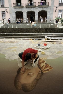 SPAIN-DRAWING-EARTH-CORPUS CHRISTI