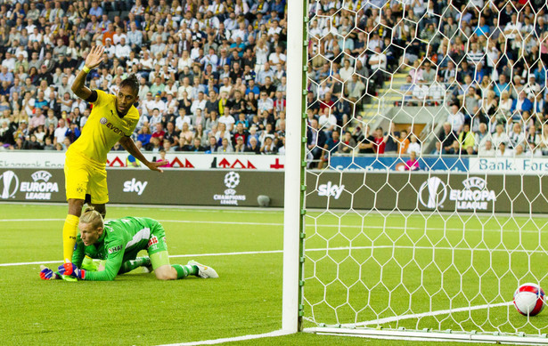 Liga Europy: Borussia przegrywała już 0:3, ale strzeliła 4 gole i wygrała. WIDEO