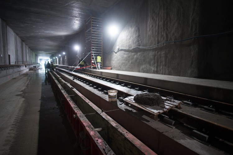 Do dworca pociągi będą dojeżdżać tunelem o długości 1,5 km. <br><br>  (gm/zuz) PAP/Grzegorz Michałowski