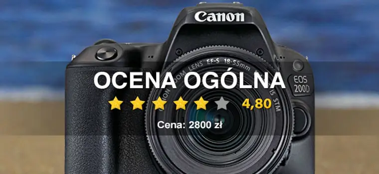 Canon EOS 200D - co potrafi najmniejsza lustrzanka Canona?