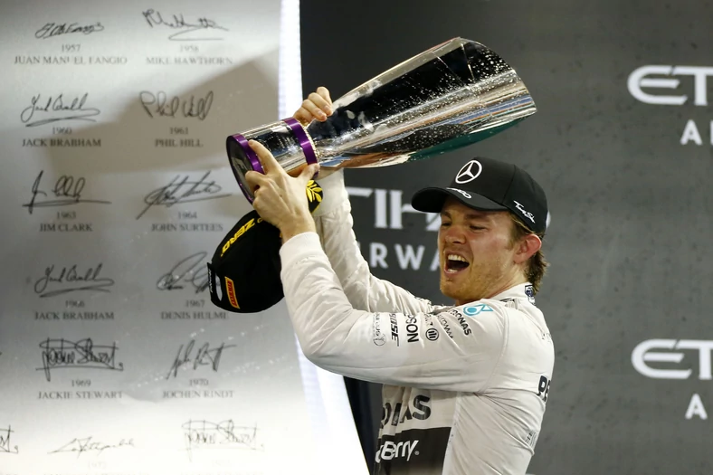 Nico Rosberg - zwycięzca Grand P{rix Abu Dhabi 2015