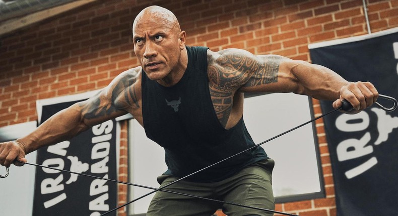 The Rock Drops New Gym Gear Collection