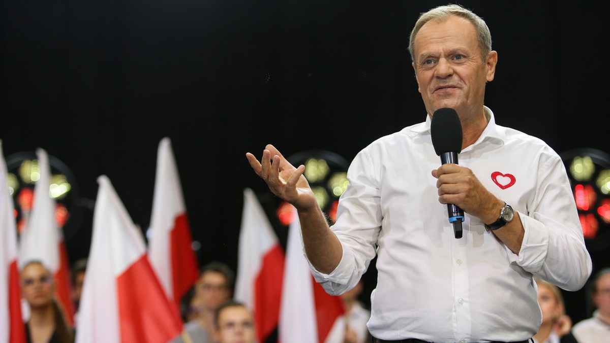 Donald Tusk w Katowicach: jutro rozliczymy PiS i Mateusza Morawieckiego