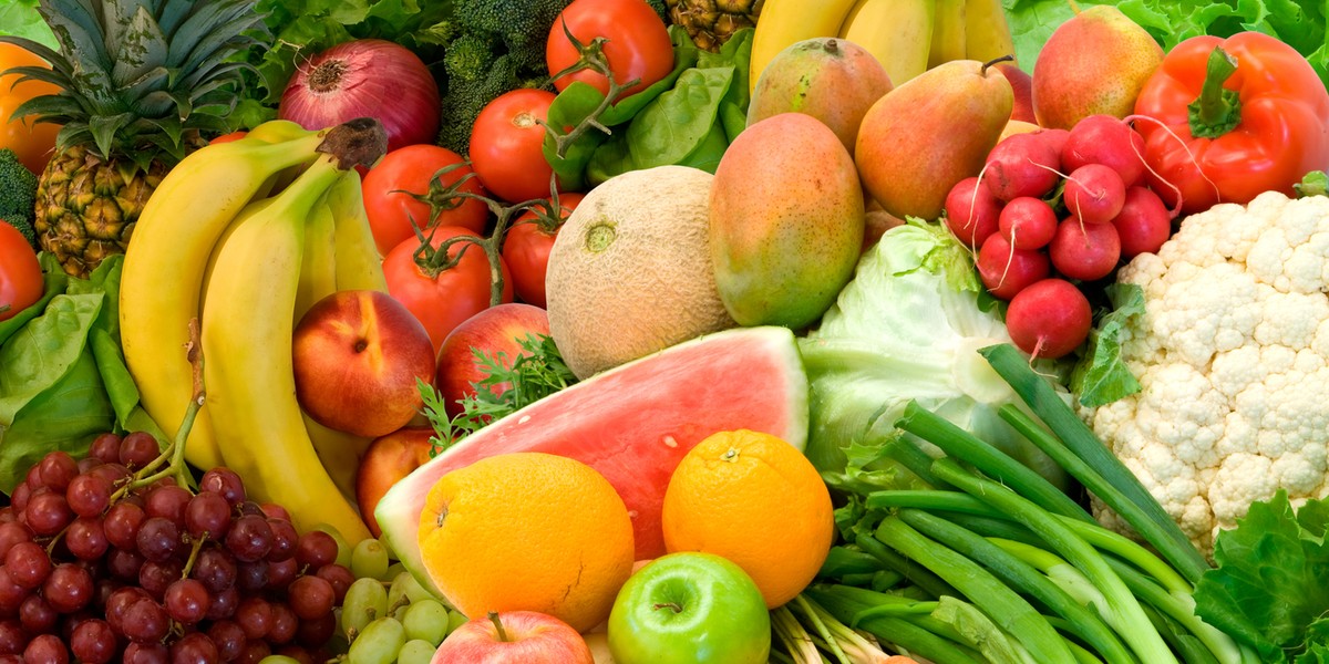 Vegetables and Fruits Arrangement