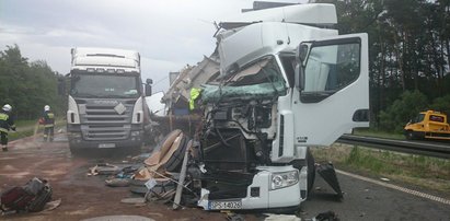 Karambol tirów na A4. Ogromne korki!