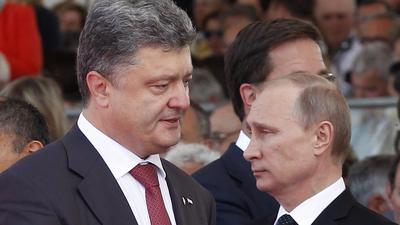 Petro Poroszenko Władimir Putin Ukraina Rosja polityka
