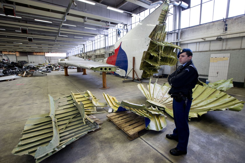 Miejsce gdzie spadł zestrzelony boeing 