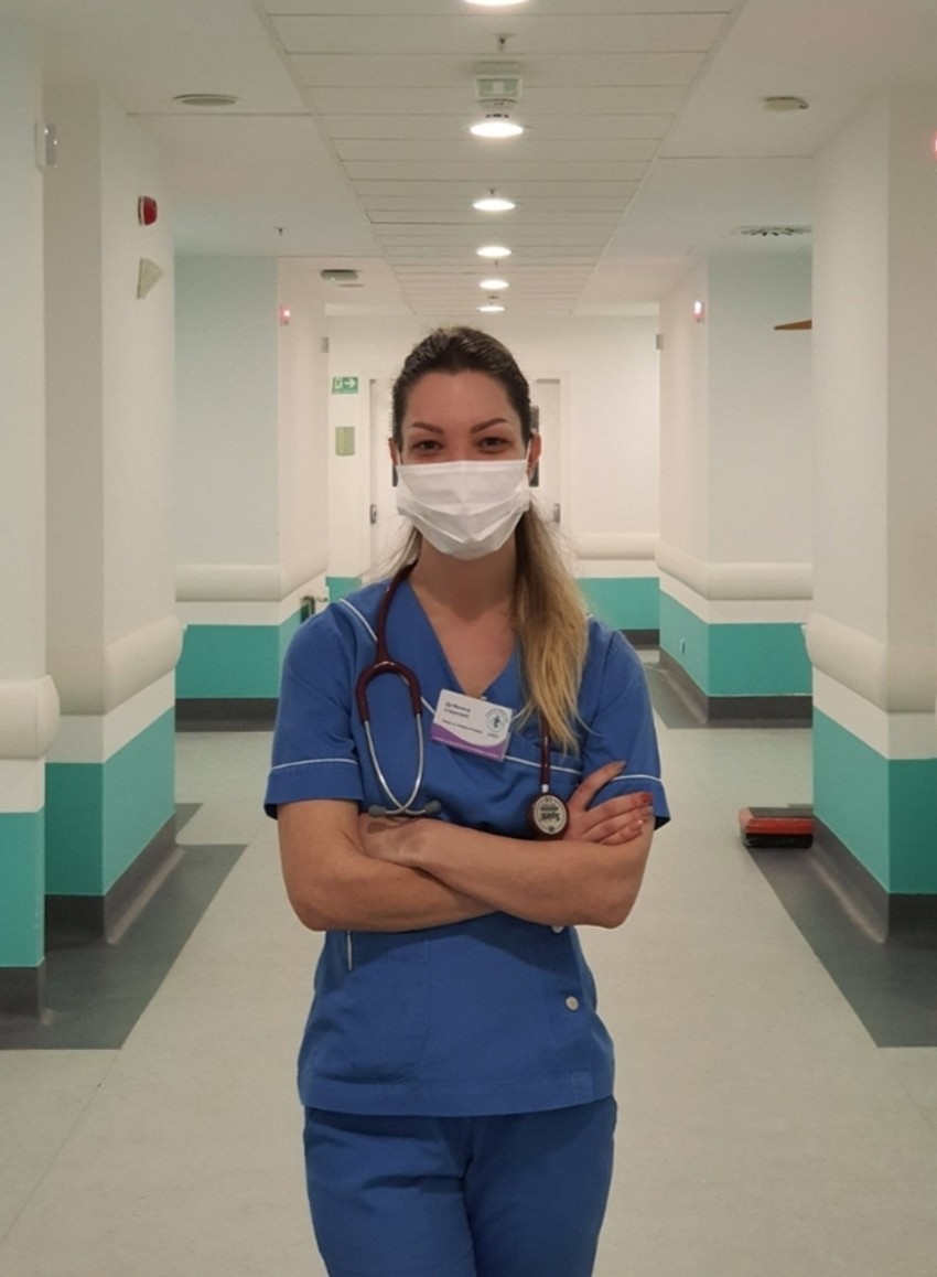 Dr Milena Stojanovic anesteziolog sada je u kovid bolnici u Kruševcu gde obučava kolege 