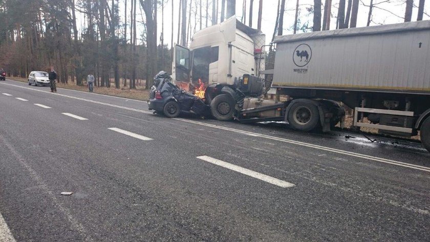 Tragiczny wypadek na drodze krajowej nr 46