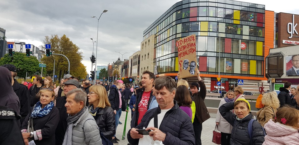 Manifestacja wspierająca Kurdów