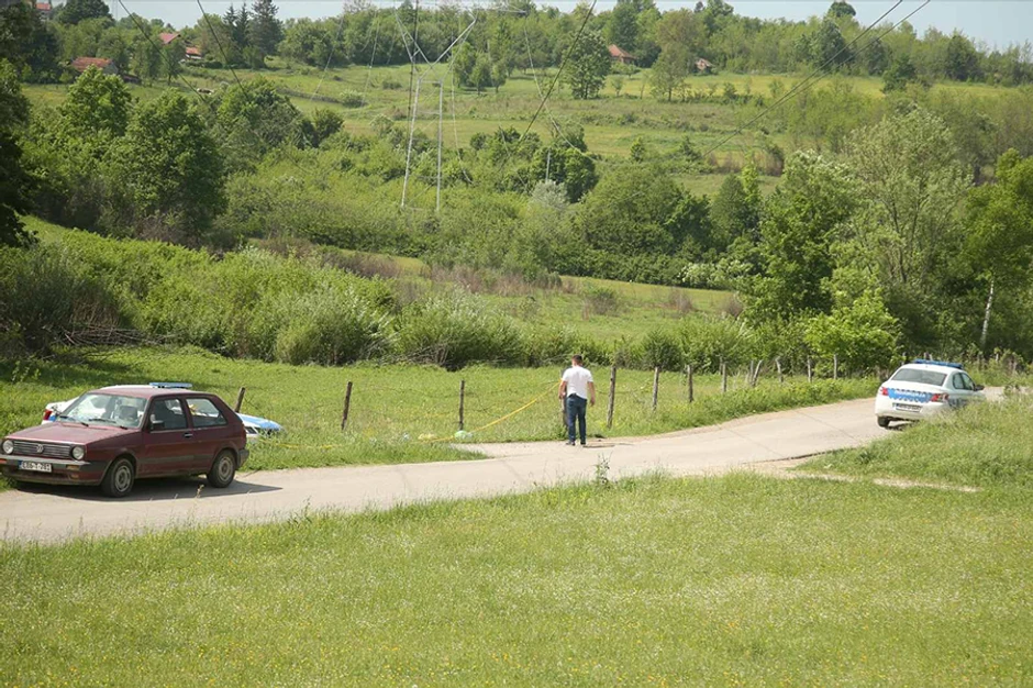 Uviđaj na mestu ubistva Slaviše Ćuluma