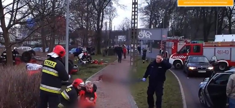 6 osób zabitych w wypadku. Pijany kierowca specjalnie wjechał w pieszych? WIDEO